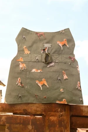Arnés para perro - verde  perros